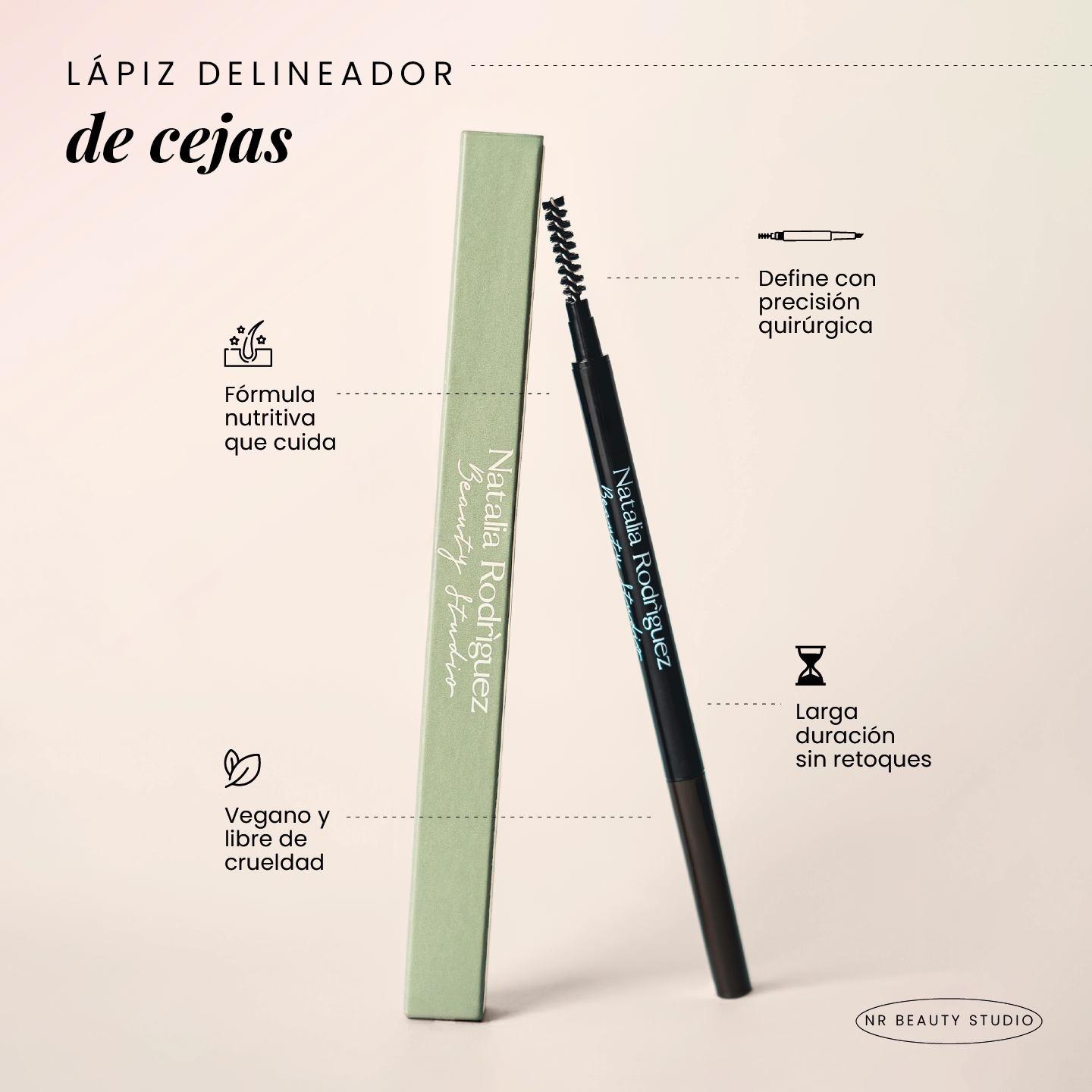 PACK RENACER - Serúm NR, Lápiz de Cejas y Gel Fijador NR.