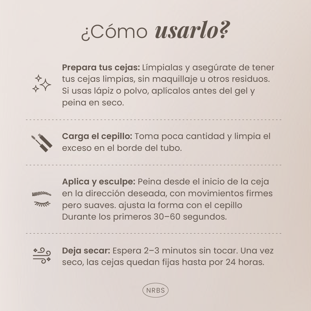 GEL FIJADOR DE CEJAS NR