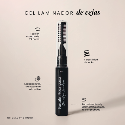 PACK DEFINICIÓN- Set de Lápiz de Cejas y Gel Fijador NR.