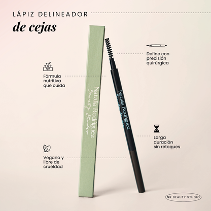 PACK DEFINICIÓN- Set de Lápiz de Cejas y Gel Fijador NR.