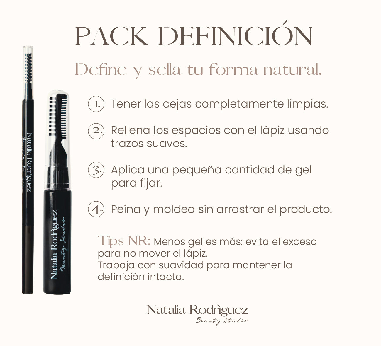 Pack Definición NR — Lápiz Automático + Gel para Cejas Colombia