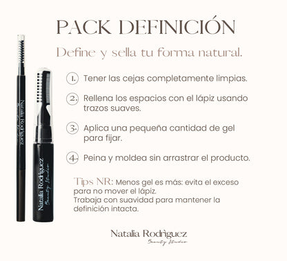 Pack Definición NR — Lápiz Automático + Gel para Cejas Colombia